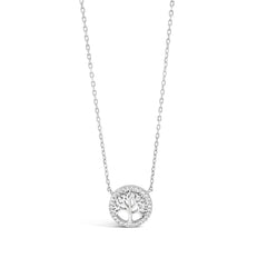 Tree of life necklace silver