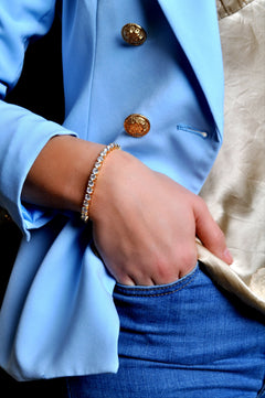 Tennis bracelet gold
