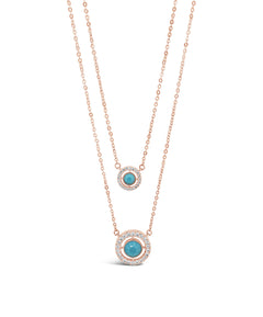 Turquoise layered necklace