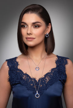 Midnight blue necklace