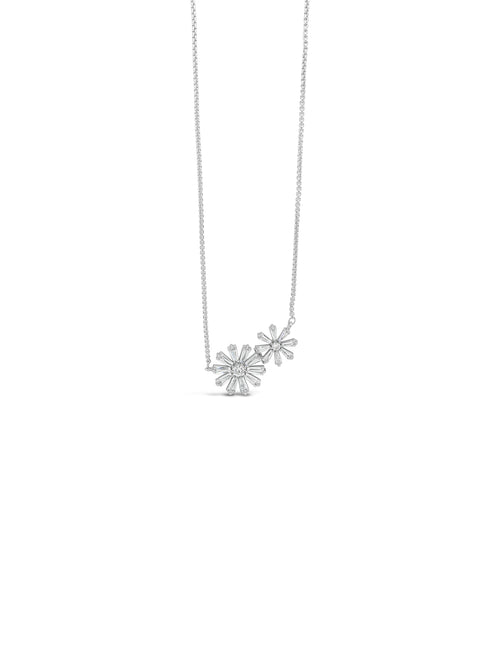 Double daisy necklace
