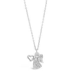 Angel necklace silver